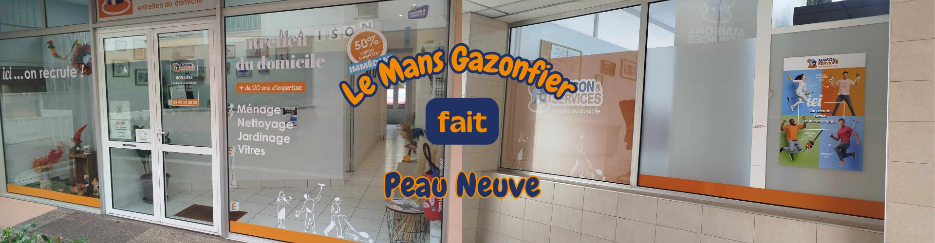 vitrine le Mans gazonfier 