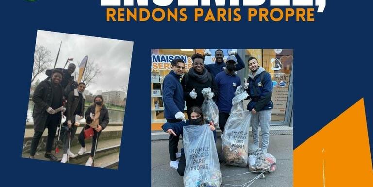 Actualité -  MAISON ET SERVICES PARIS  nettoie la ville de Paris