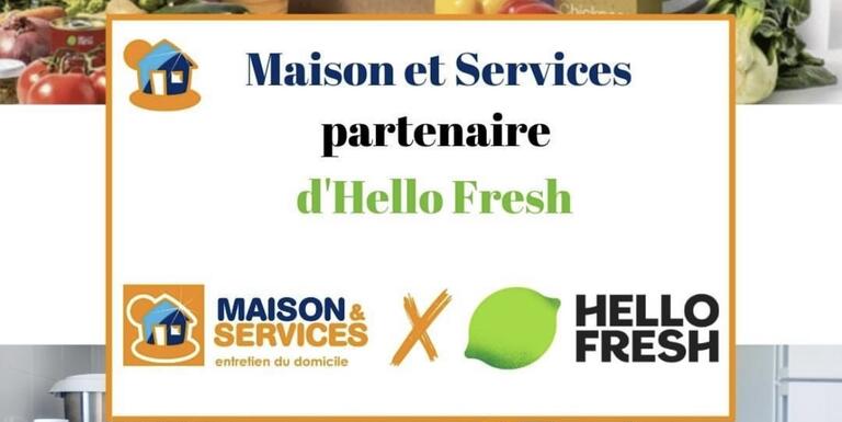 Actualité - Partenariat Maison & Services est Hello Fresh bon d'achat 